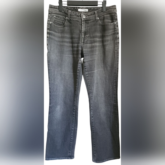 Chico's Denim - Chico's Platinum Quartz MT Jeans Black Wash Women's 1 Tall 8/10 M